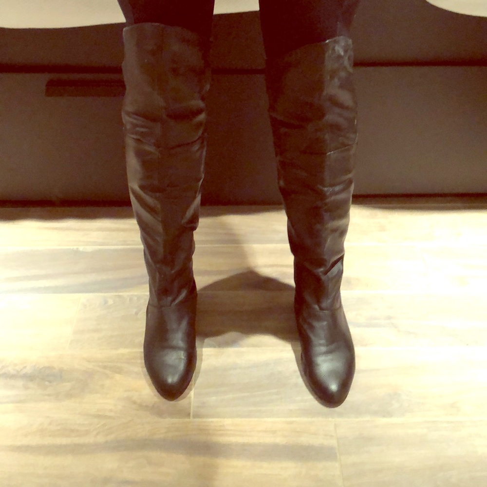 Black knee high boots!